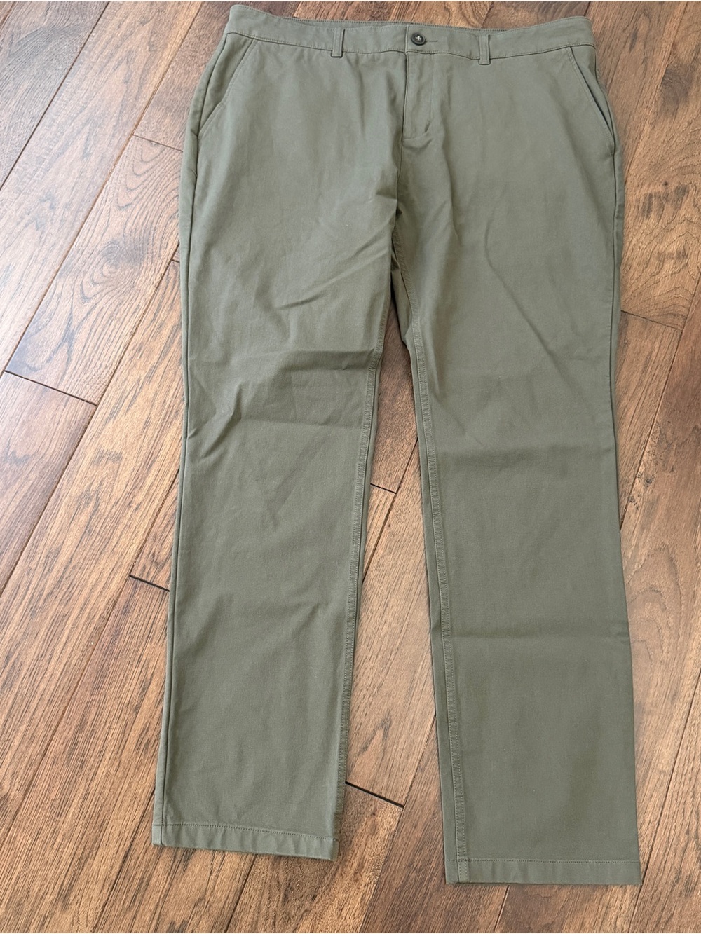 Mugsy Jeans Men's Olive Green Stretch Chino Pants Size 40x34
